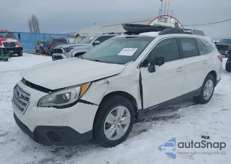2015 Subaru Outback 2.5I z USA, uszkodzony, nr VIN 4S4BSAAC3F3210144